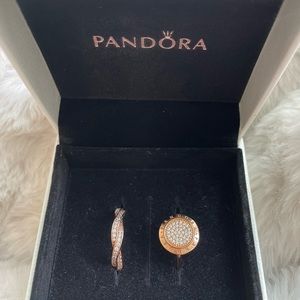 PANDORA SET OF 2 RINGS